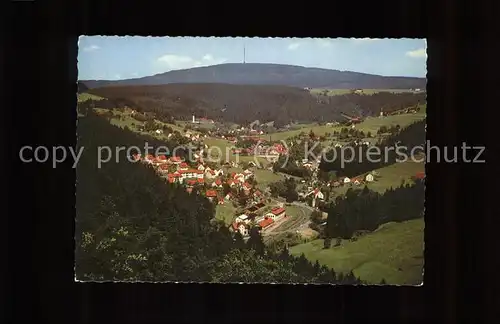 Warmensteinach Luftkurort im Fichtengebierge Ochsenkopf Kat. Warmensteinach Fichtelgebirge