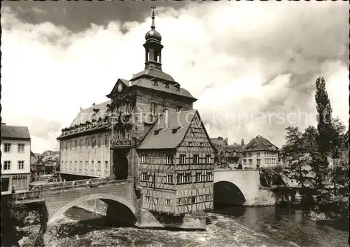 Bamberg altes Rathaus Kat. Bamberg