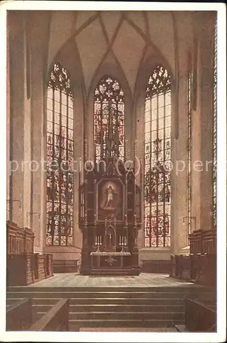 Ansbach Mittelfranken Altar der St. Johanniskirche Kat. Ansbach