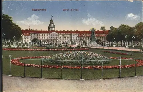 Karlsruhe Schloss mit Park Kat. Karlsruhe