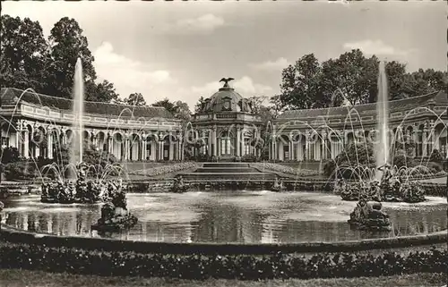 Bayreuth  Schloss Eremitage Brunnen Kat. Bayreuth