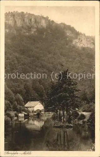 Fraenkische Schweiz Stempfer Muehle Kat. Pottenstein