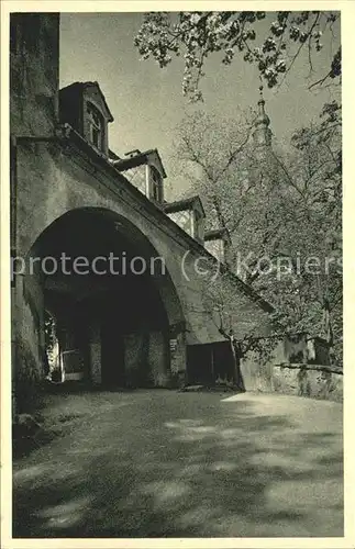 Dresden Auffahrt zum Schloss Meesenstein Kat. Dresden