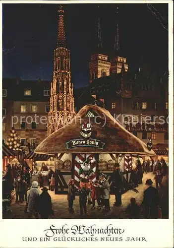 Nuernberg Christkindlesmarkt Weihnachten Neues Jahr Bienen Honig  Kat. Nuernberg