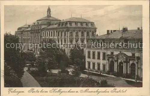 Erlangen Kollegienhaus Mineralogischen Institut Kat. Erlangen
