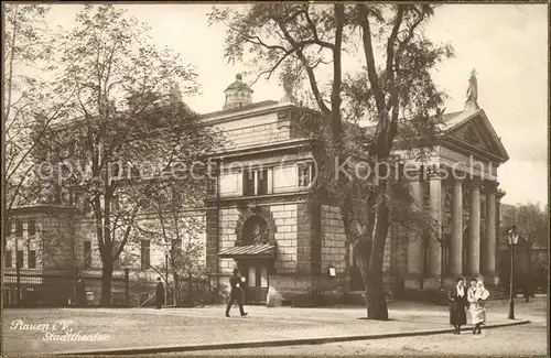 Plauen Vogtland Stadttheather Kat. Plauen