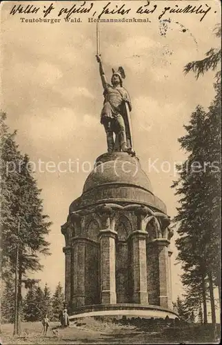 kk75350 Hermannsdenkmal Hermannsdenkmal Kategorie. Detmold Alte Ansichtskarten