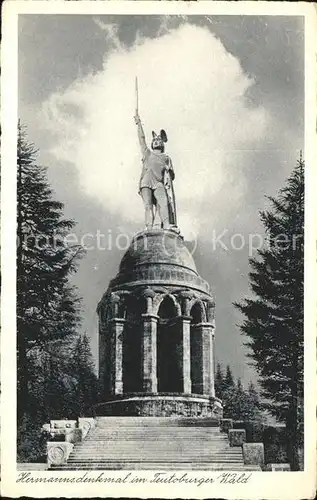 kk75352 Hermannsdenkmal Hermannsdenkmal Kategorie. Detmold Alte Ansichtskarten