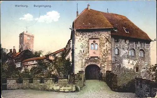 Eisenach Thueringen Wartburg Eingang Kat. Eisenach