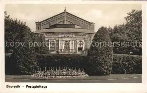 Bayreuth Festspielhaus Kat. Bayreuth