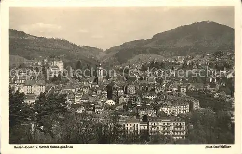 Baden Baden Panorama Kat. Baden Baden