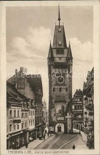 Freiburg Breisgau Martinstor Kat. Freiburg im Breisgau