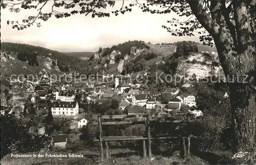 Pottenstein Oberfranken Ortsansicht / Pottenstein /Bayreuth LKR