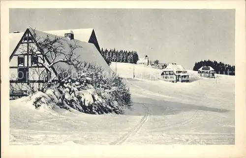 Oberbaerenburg im Winter mit Kirche /  /