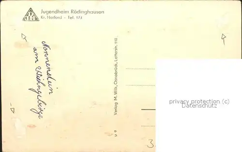 Roedinghausen Nonnenstein / Roedinghausen /Herford LKR