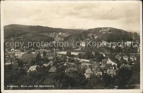 Bielefeld Blick von der Sparrenburg Kat. Bielefeld