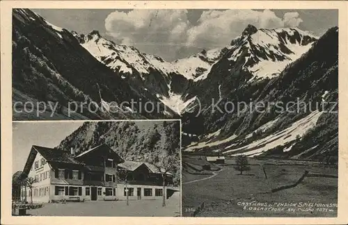 Spielmannsau Gasthaus Spielmannsau Alpenpanorama Kat. Oberstdorf