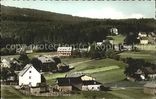 Fleckl Ortsblick Kat. Warmensteinach