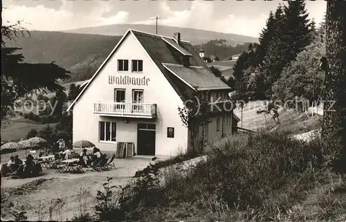 Warmensteinach Pension Waldbaude Kat. Warmensteinach Fichtelgebirge