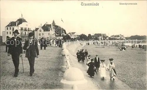 Travemuende Ostseebad Strandpromenade / Luebeck /Luebeck Stadtkreis