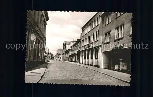 Buende Herford Eschstrasse mit Volksbank / Buende /Herford LKR