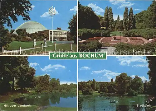 Bochum Planetarium Rosengarten Hiltroper Landwehr Stadtpark Kat. Bochum