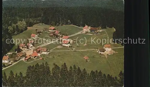 Zwieselberg Freudenstadt mit Hotel Tannenhof Fliegeraufnahme Kat. Freudenstadt