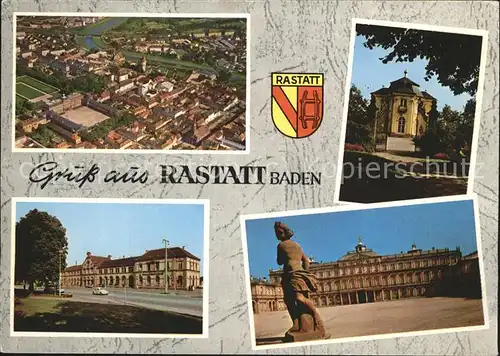 Rastatt Fliegeraufnahme Schloss Kat. Rastatt