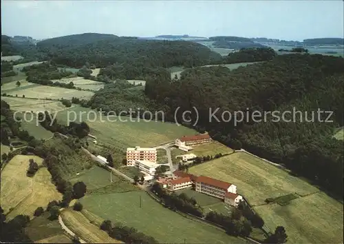 Neukirchen Knuellgebirge Fliegeraufnahme Waldsanatorium Dr Bartsch Kat. Neukirchen
