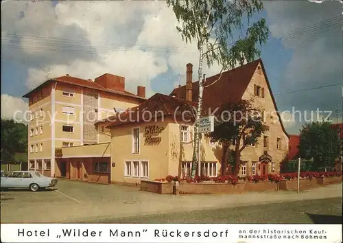 Rueckersdorf Hotel Wilder Mann Kat. Rueckersdorf