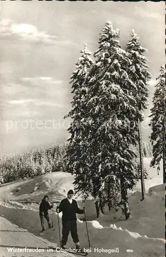 Hohegeiss Harz Winterfreuden im Oberharz Kat. Braunlage