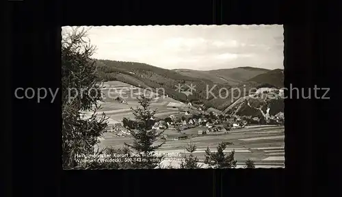 Willingen Sauerland Blick vom Ettelsberg Heilklimatischer Kurort und Wintersportplatz / Willingen (Upland) /Waldeck-Frankenberg LKR