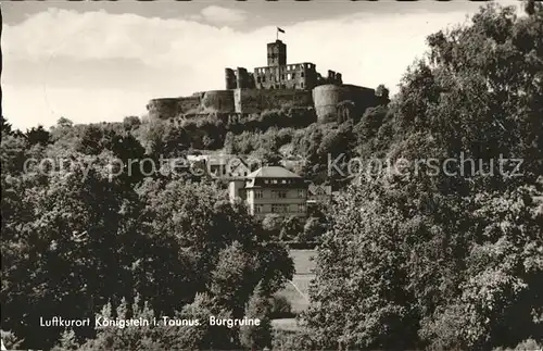 Koenigstein Taunus Burgruine Luftkurort Kat. Koenigstein im Taunus