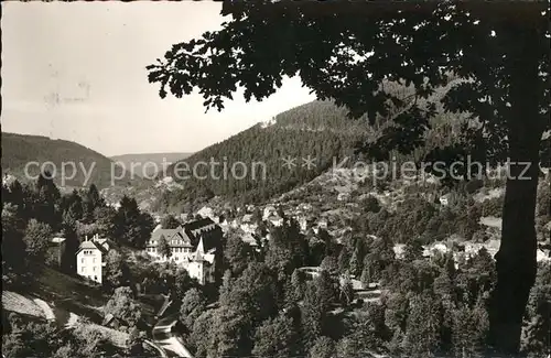 Wildbad Schwarzwald Teilansicht Kat. Bad Wildbad