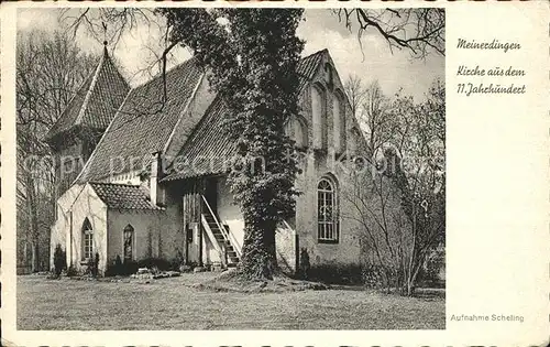 Meinerdingen Kirche aus dem 11. Jahrhundert Kat. Walsrode