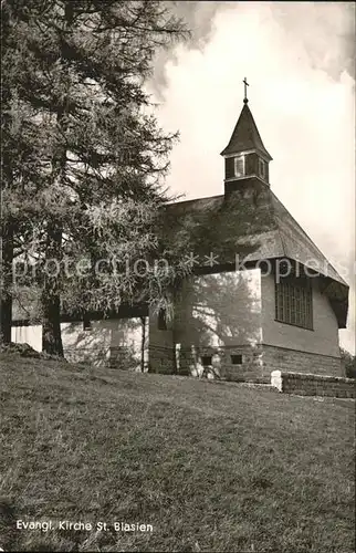 St Blasien Evangelische Kirche Heilklimatischer Kurort Kat. St. Blasien