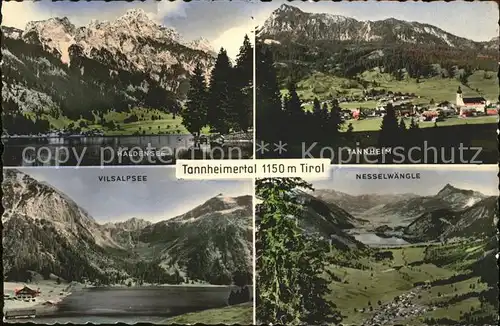 Tannheim Tirol Tannheimertal Haldensee Vilsalpsee Nesselwaengle Kat. Tannheim