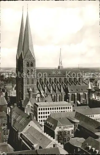 Luebeck Blick auf St. Marien Kirche Kat. Luebeck