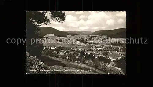 Baiersbronn Schwarzwald Panorama Luftkurort und Wintersportplatz Kat. Baiersbronn