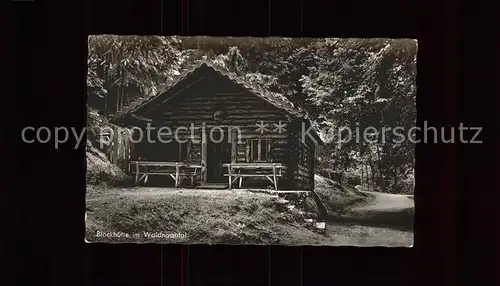 Falkenberg Oberpfalz Blockhuette im Waldnaabtal Kat. Falkenberg