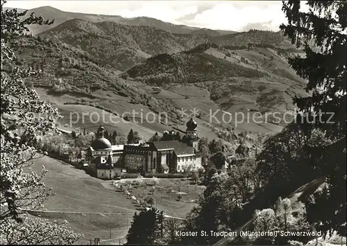 Muenstertal Schwarzwald Kloster St. Trudpert Kat. Muenstertal