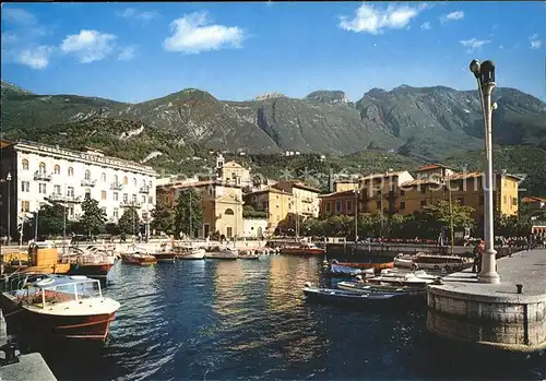 Malcesine Lago di Garda Il Porto Hafen Boot Kat. Malcesine