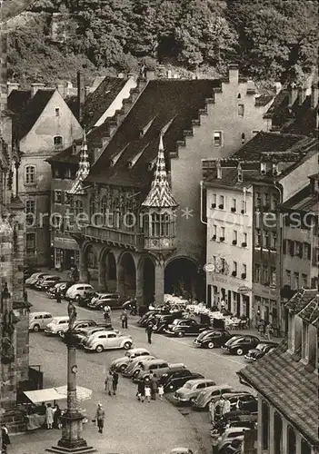 Freiburg Breisgau Muensterplatz mit Historischem Kaufhaus Kat. Freiburg im Breisgau