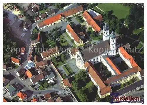 Zwiefalten Ehemalige Benediktinerabtei Klosterkirche Fliegeraufnahme Kat. Zwiefalten