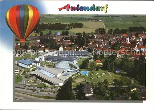 Aulendorf Schwabentherme Kneippkurort Ballon Fliegeraufnahme Kat. Aulendorf