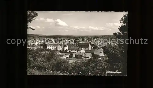 Jestetten Blick ueber die Stadt Kat. Jestetten