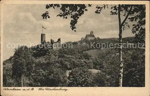 Weinheim Bergstrasse Die Wachenburg Kat. Weinheim