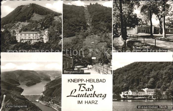 Bad Lauterberg Hausberg Bergseilbahn Haus des Kurgastes Odertalsperre