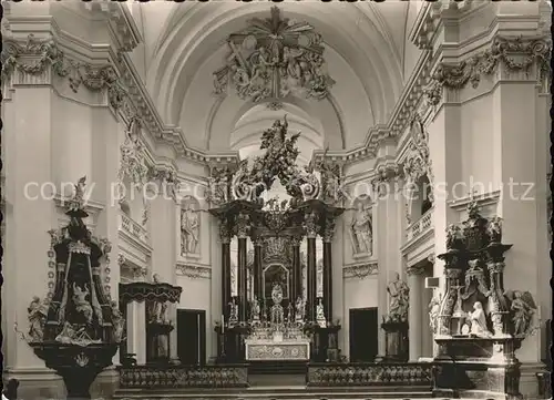 Fulda Dom Hochaltar mit dem Silbernen Altar Kat. Fulda
