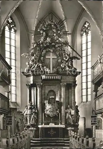 Himmelkron Ev luth Stiftskirche Himmelskron Altar Kat. Himmelkron